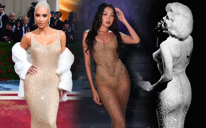 Thảo Nhi Lê khoe body phồn thực, netizen nhìn thấy hình bóng Kim Kardashian tại Met Gala 2022 Ảnh 2