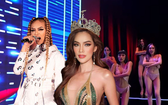 Miss Grand Phuket sử dụng nhạc Việt để thí sinh diễn bikini: Mai Ngô 'hội ngộ' Lê Hoàng Phương ở Thái Ảnh 2