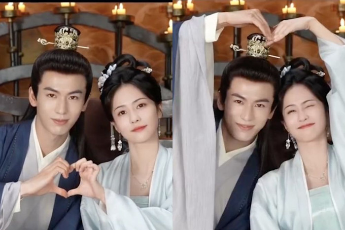 Bạch Lộc và Trương Lăng Hách công khai thân mật trên phim trường Ninh An Như Mộng Ảnh 3