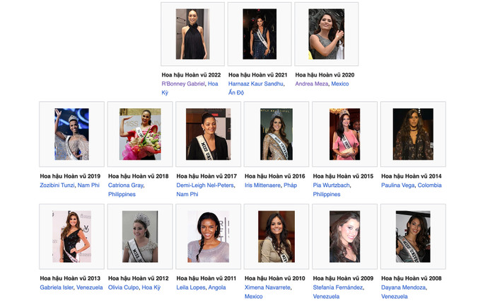 Từ năm 2011, loạt dải 'sash' quen thuộc thay phiên nhau đăng quang Miss Universe.