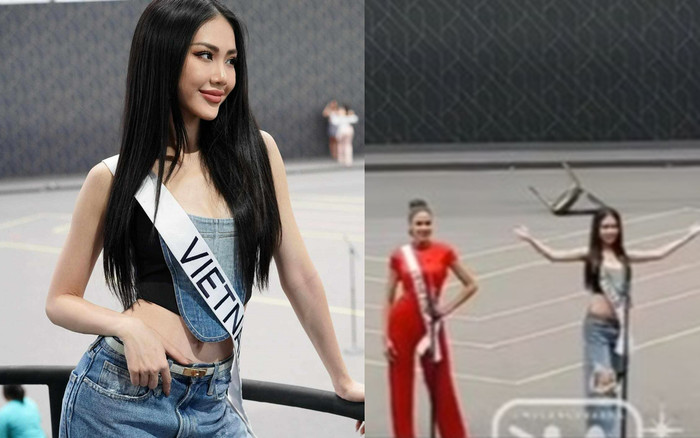 Bùi Quỳnh Hoa hô vang 'Việt Nam' tại diễn tập Miss Universe: Có khiến fan 'nổi da gà' như Phạm Hương? Ảnh 2