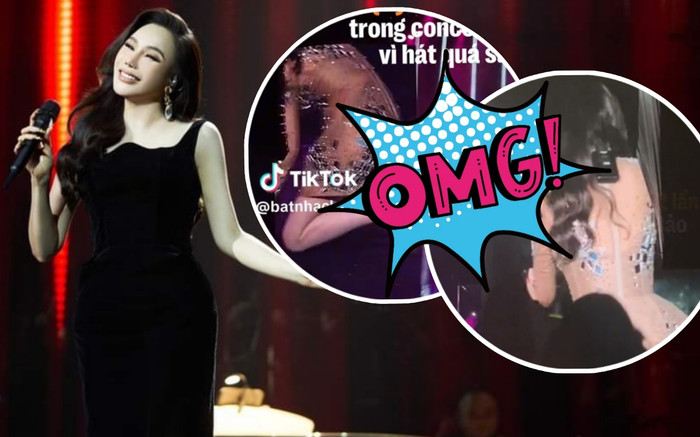 Biểu diễn quá sung, Hồ Quỳnh Hương gặp sự cố té ngã tận 2 lần trước khán giả Ảnh 2