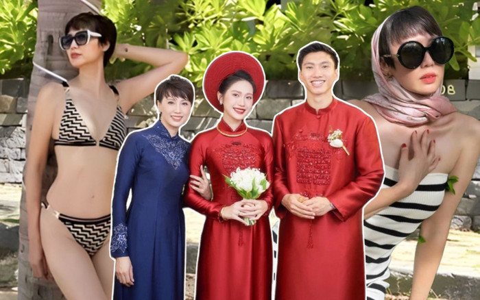 Mẹ vợ Đoàn Văn Hậu phủ sóng MXH với gu ăn mặc gợi cảm ở tuổi U50: Dáng đỉnh không thua con gái! Ảnh 2