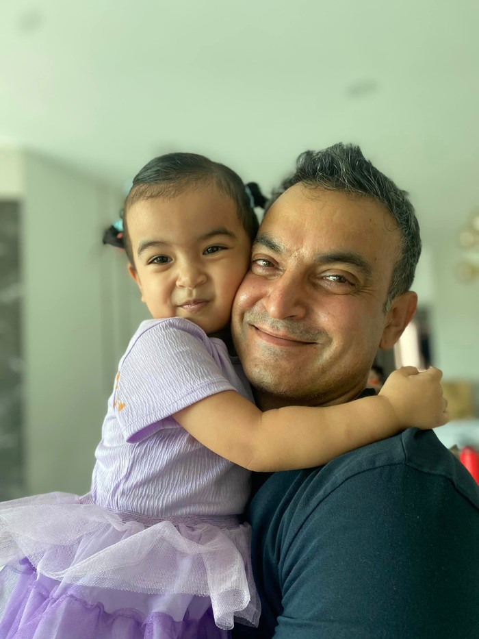 Cách đây vài tháng trước, Võ Hạ Trâm đã cho con gái đi học mầm non