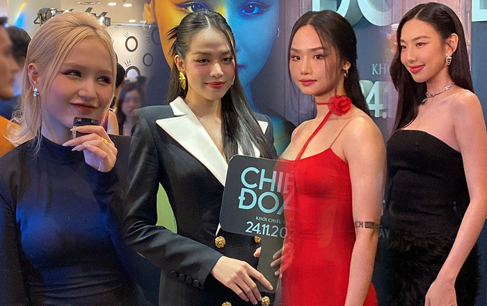 Thùy Tiên lộ diện sau khi thắng kiện, đọ sắc cùng dàn sao trên thảm đỏ phim Chiếm Đoạt Ảnh 2