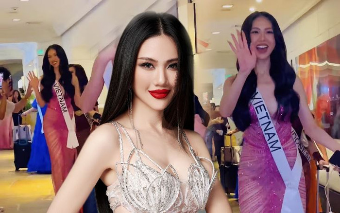 Chia tay tông màu trắng tinh khôi, Bùi Quỳnh Hoa khóa chặt tim fan với đầm hồng cánh sen xuyên thấu Ảnh 2