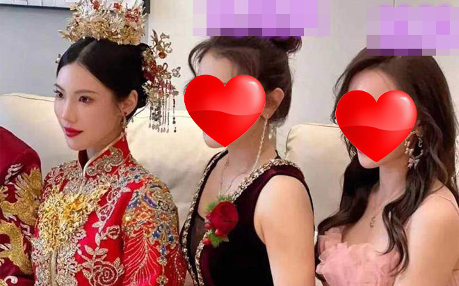 Cô dâu sở hữu nhan sắc cực phẩm, ngó sang mẹ và em gái liền sững sờ trước dung nhan Ảnh 2