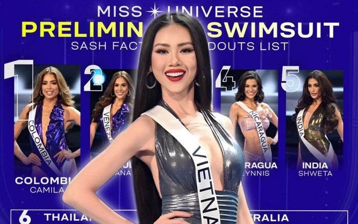 Bị chê, Bùi Quỳnh Hoa vẫn lọt top trình diễn bikini đẹp nhất bán kết Miss Universe Ảnh 2