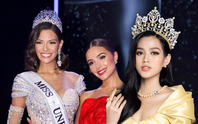 Đỗ Thị Hà chúc mừng tân Hoa hậu Hoàn vũ, người chị từng bại trận dưới tay mình tại Miss World Ảnh 2