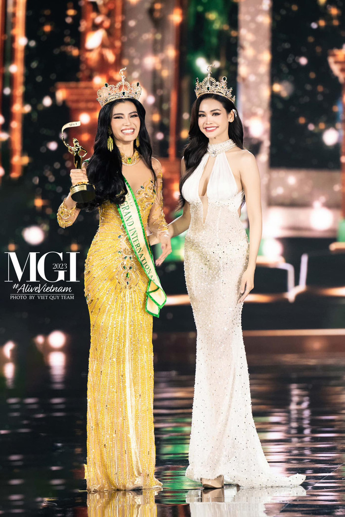 Vị trí Á hậu 1 trong hai mùa giải Miss Grand International 2022, 2023 gây không ít tranh cãi.