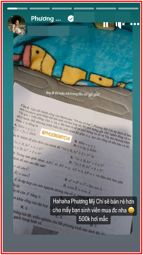 Showcase của Phương Mỹ Chi được đưa vào đề thi, nữ ca sĩ phản ứng ra sao? Ảnh 3