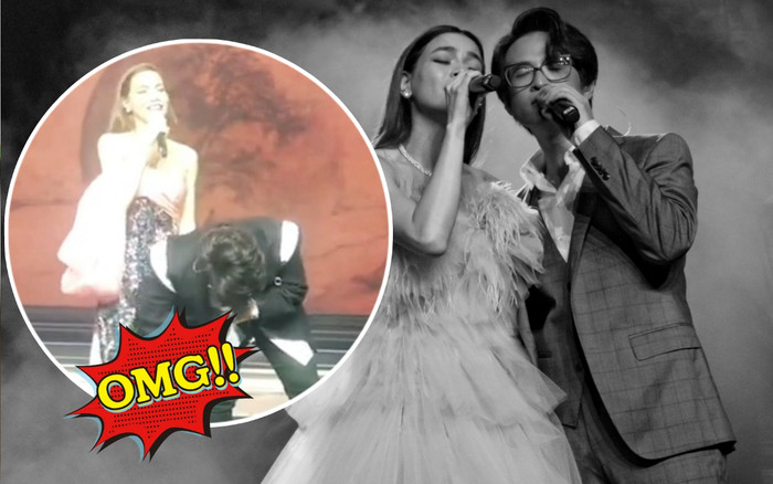 Hà Anh Tuấn bất ngờ kéo váy Hồ Ngọc Hà trên sân khấu, khán giả phản ứng mạnh mẽ Ảnh 2