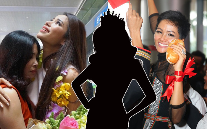 Khoảnh khắc về nước sau khi thi MU: Phạm Hương - H'Hen vỡ òa, 1 hoa hậu 'thiệt thòi' không có fan ra đón Ảnh 2