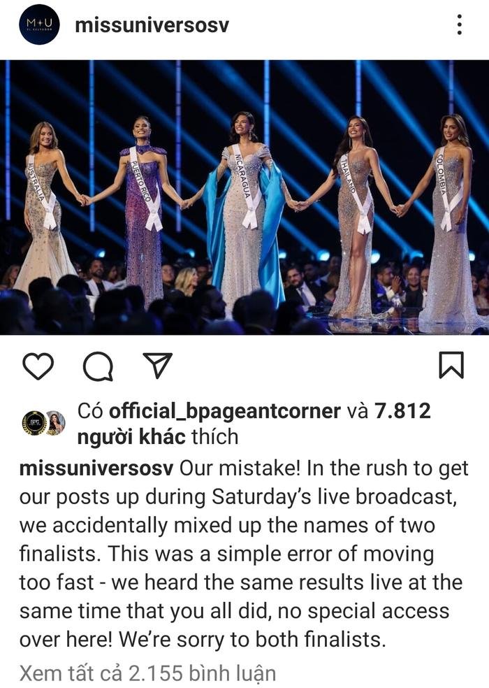 Mỹ nhân Philippines lên tiếng 'cực căng' trước lời xin lỗi công bố nhầm Top 5 Miss Universe 2023 Ảnh 2