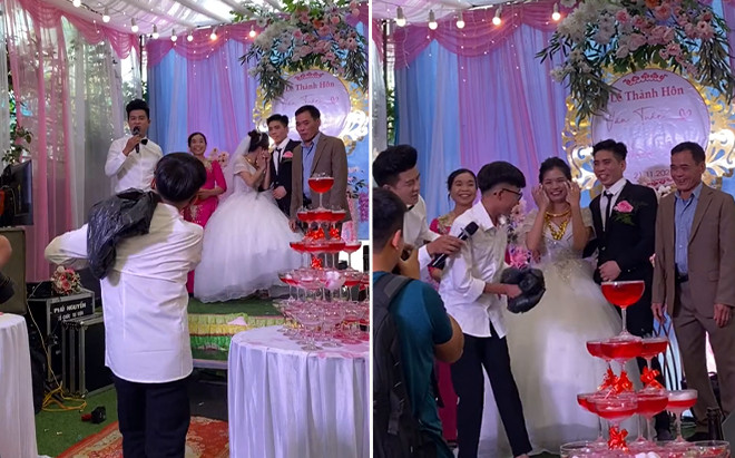 Mừng ngày chị cưới, em trai vác cả túi đen đến tặng, ai nấy phải bật cười với món quà bên trong Ảnh 2