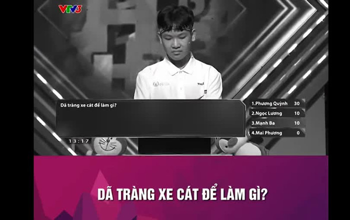 Câu hỏi làm khó thí sinh 'Đường lên đỉnh Olympia'