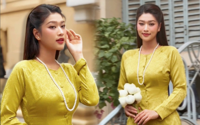 'Tiếc hùi hụi' trước nhan sắc thăng hạng của Đoàn Thiên Ân hậu kết thúc nhiệm kỳ Ảnh 2