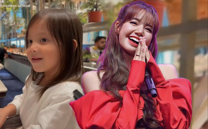 Con gái Hồ Ngọc Hà nghêu ngao nhạc của Lisa (BLACKPINK), phản ứng dứt khoát khi bị quay lén Ảnh 2