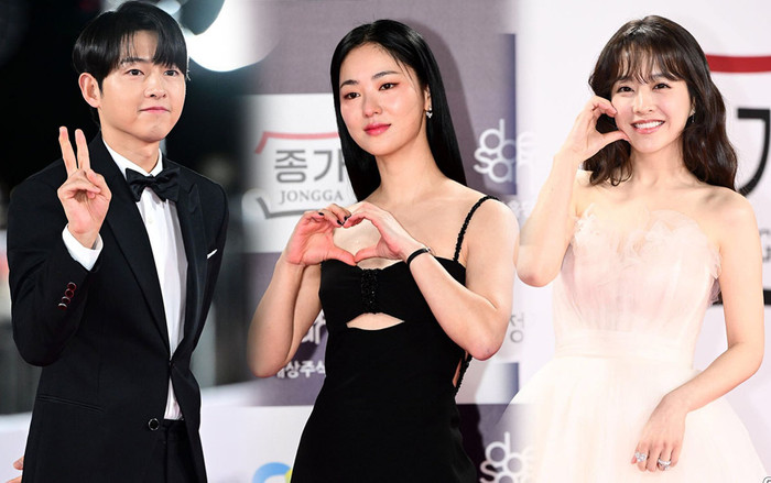 Thảm đỏ Rồng Xanh lần thứ 44: Song Joong Ki tái hợp tình cũ, 'bạn trai' Song Hye Kyo cực điển trai Ảnh 2