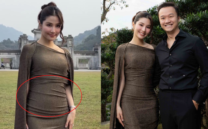 Diễm My 9x để lộ bụng to bất thường khi dự show thời trang, có 'tin vui' trước thềm đám cưới? Ảnh 2