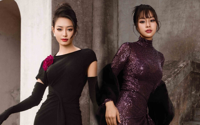 Khi hai Á hậu 1 của năm 2023 'sát phạt' váy áo: Khí chất Bùi Khánh Linh - Đào Hiền, ai chặt ai? Ảnh 2