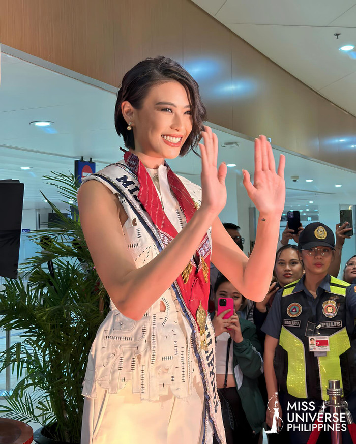 Người đẹp Philippines trở về quê hương sau chặng hành trình Miss Universe 2023.