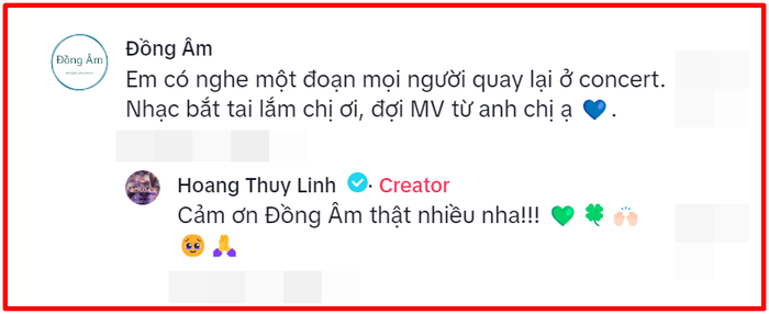 Fan Đen Vâu vào trang cá nhân của Hoàng Thùy Linh bình luận, nữ ca sĩ phản hồi gây chú ý Ảnh 2