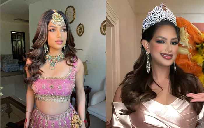 Suýt nhìn không ra Miss Universe Harnaaz Sandhu: Tự tin mặc đồ hở, còn ai dám nói 'hoa hậu béo'? Ảnh 2