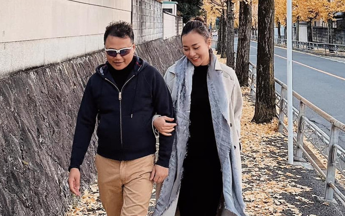 Phương Oanh e thẹn khoác tay Shark Bình ở xứ sở mặt trời mọc, nhan sắc 'mẹ bầu' thế nào? Ảnh 2