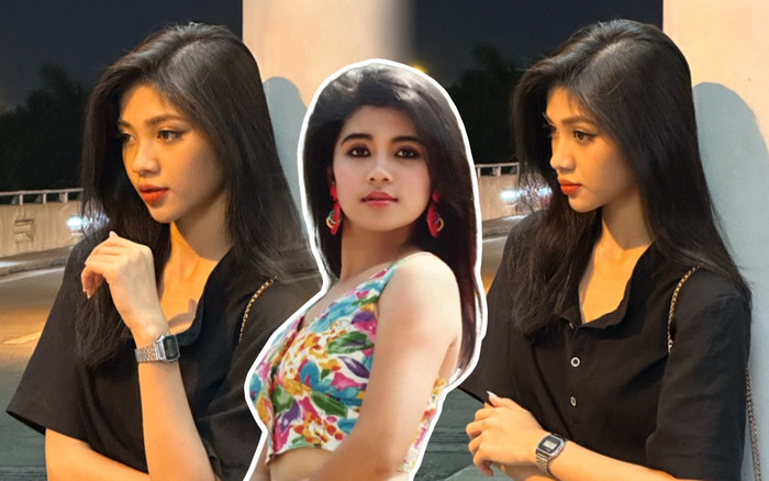 Cam thường bắt trọn góc nghiêng 'thần thánh' của Á hậu Minh Kiên, cứ ngỡ bản sao Việt Trinh! Ảnh 2