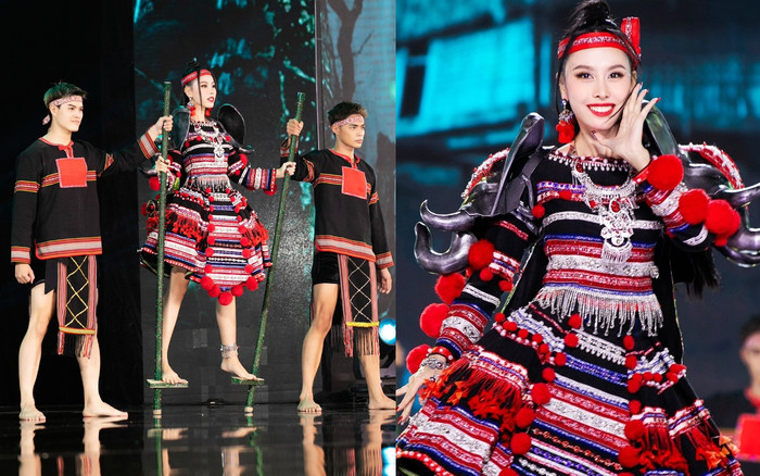 NTK tiết lộ National Costume của Ngọc Hằng phải thay đổi vào giờ chót: Sửa 1 chi tiết, có còn đặc sắc? Ảnh 2