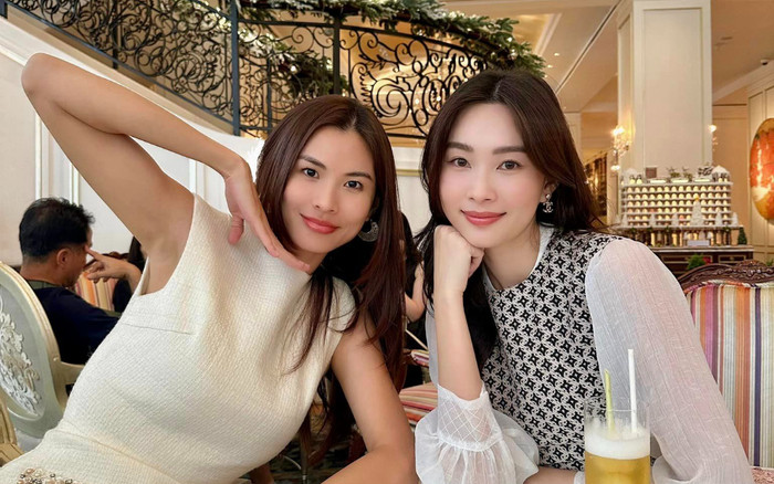 Cao Thiên Trang hội ngộ 'Hoa hậu tiên tỷ' Đặng Thu Thảo, netizen kêu gọi: Xin vía đăng quang đi chị ơi! Ảnh 2