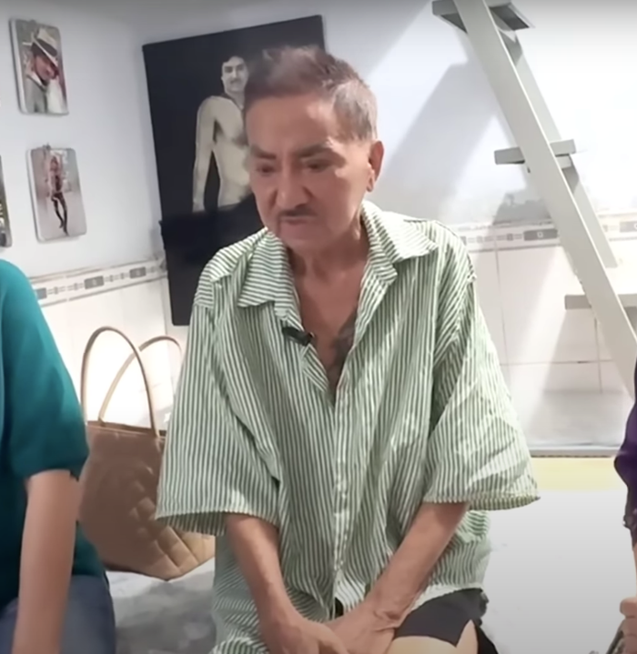 Nam diễn viên có cuộc sống khó khăn tuổi xế chiều.