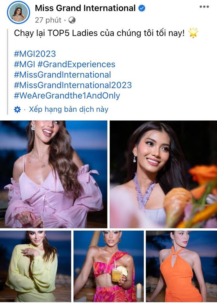 Miss Grand International bị phản ứng vì ngó lơ Hoàng Phương, thiên vị Á hậu 1 khiến phải vội 'chữa cháy' Ảnh 7