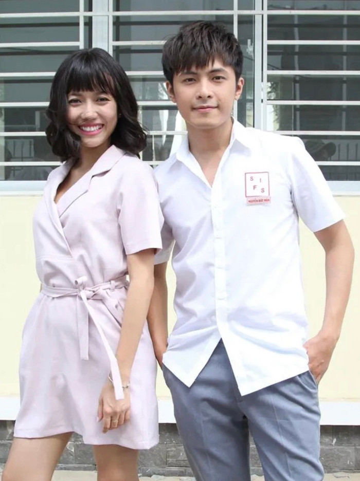 Diệu Nhi từng đóng phim chung với ông xã Puka.