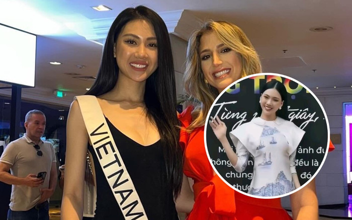 Âm thầm về nước hậu Miss Universe, Hoa hậu Bùi Quỳnh Hoa chính thức lộ diện, thần sắc ra sao? Ảnh 2