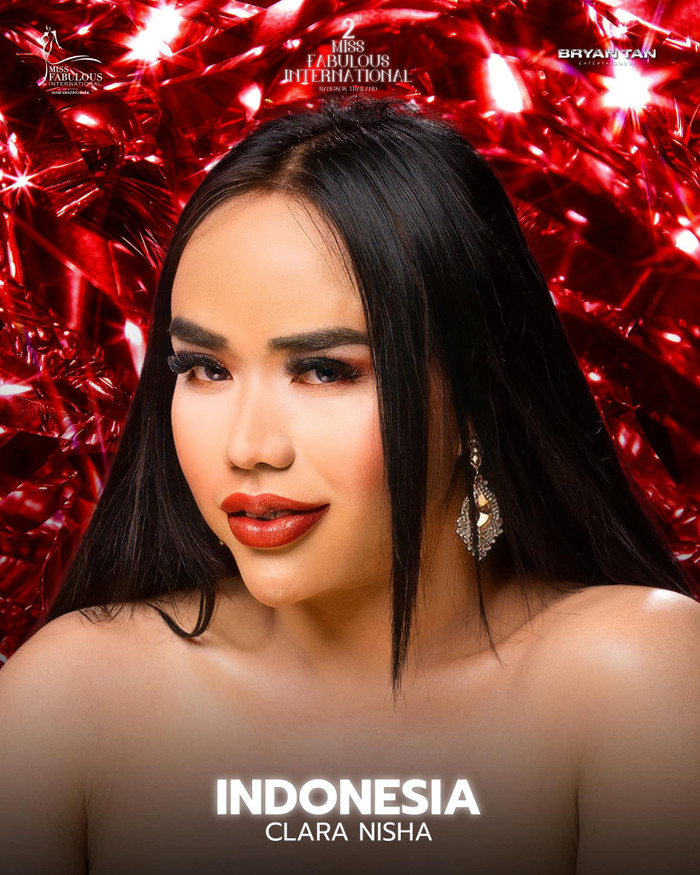 Nhan sắc thiếu sự mềm mại của Clara Nisha - cô gái đến từ quốc đảo Indonesia. 