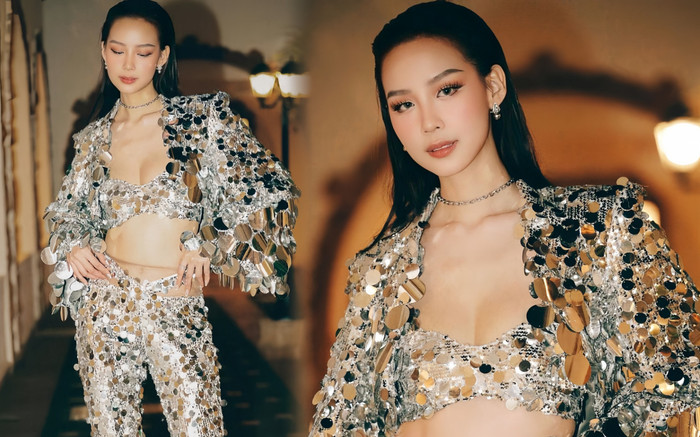 Bảo Ngọc thả dáng cực slay, khoe 'tuyết lê' căng tràn trước thềm ngày trọng đại Ảnh 2