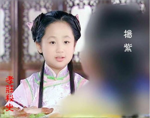 Dương Tử trong bộ phim Hiếu Trang Bí Sử.