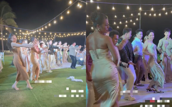 Ninh Dương Lan Ngọc còn bị nghi đã say xỉn vì màn nhảy nhót đầy 'độc lạ' khi tham gia tiệc cưới của Puka và Gin Tuấn Kiệt