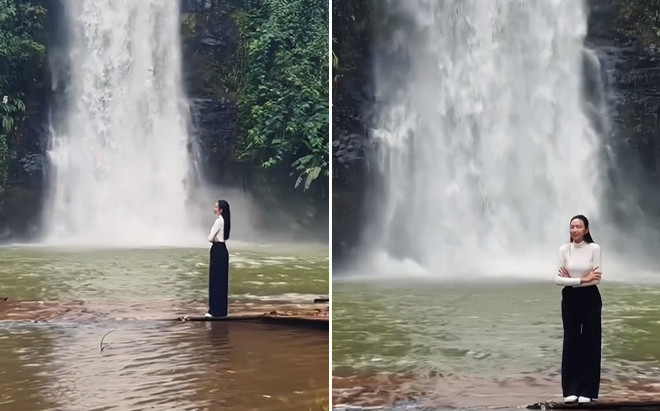 Thác nước hùng vĩ nơi Hoa hậu Thùy Tiên vừa check in có gì mà được ví là 'thiên đường mộng mơ'? Ảnh 2