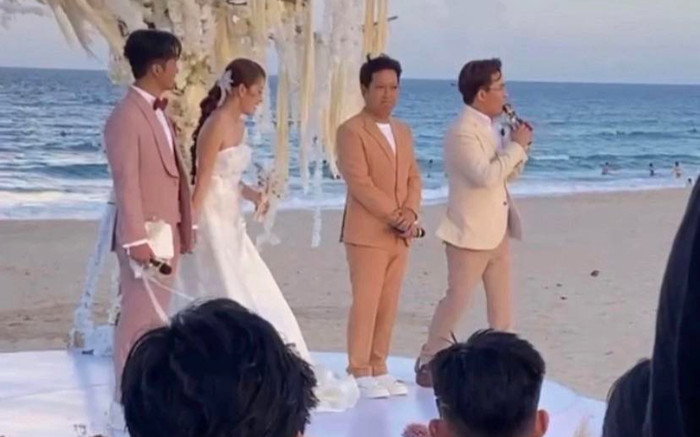 Một cặp đôi gặp 'sự cố' trong lễ cưới Puka - Gin Tuấn Kiệt Ảnh 2