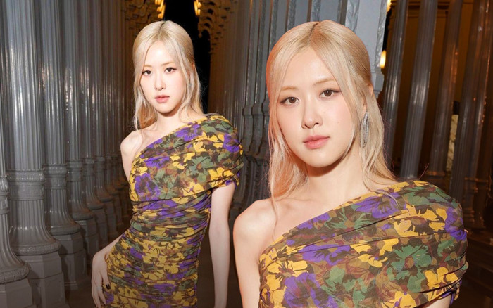 Rosé sến sẩm tại Gala LACMA 2023: Nhan sắc 'gánh còng lưng' bộ váy Ảnh 2