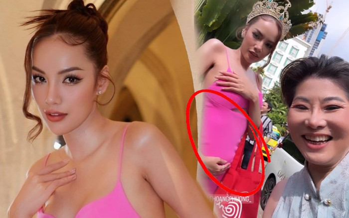 Lê Hoàng Phương hài hước để lộ vòng eo hơi 'phình to' sau vài ngày qua Thái Lan Ảnh 2