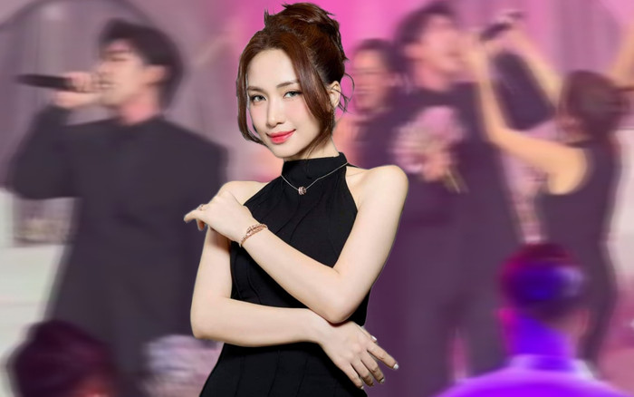 ERIK góp vui tại đám cưới Gin Tuấn Kiệt - Puka, Hòa Minzy giựt micro của em trai khi đang hát Ảnh 2