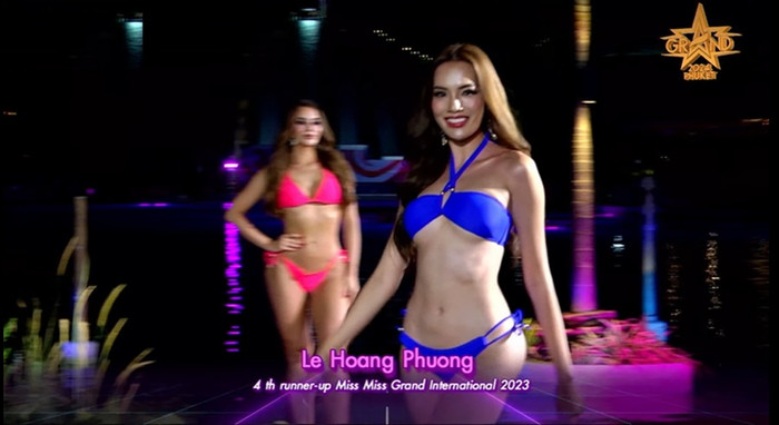 Top 10 MGI diễn swimsuit ở Thái Lan, Lê Hoàng Phương xuất sắc như đang thi quốc tế lần 2 Ảnh 3