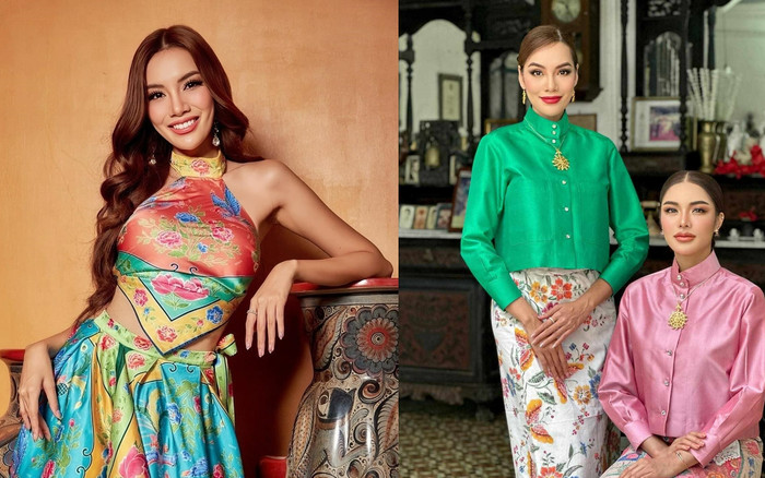 Lê Hoàng Phương mặc trang phục truyền thống hóa gái Thái dịu dàng: Nhiệm kỳ tất bật không kém Tân Hoa hậu Ảnh 2