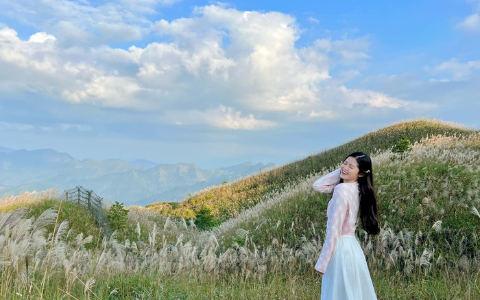 Tháng 11, giới trẻ lại có hẹn với đồng cỏ lau đẹp quên lối về ở Bình Liêu Ảnh 2