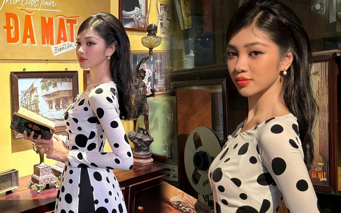 Tái hiện khung ảnh đậm màu thập niên 70, thần sắc Á hậu Minh Kiên ra sao mà netizen kêu gọi 'rẽ hướng'? Ảnh 2