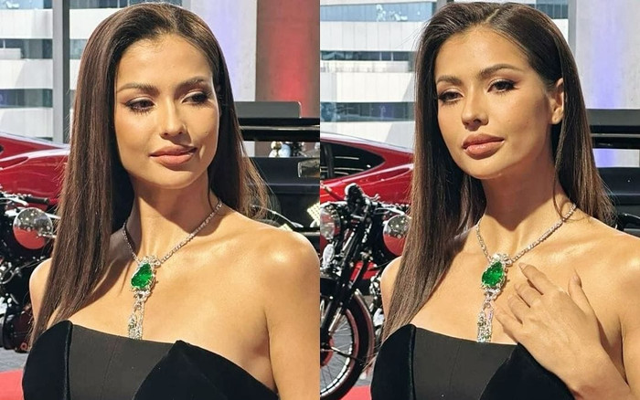 Á hậu 1 Miss Universe chạy show 'mệt nghỉ' khi về Thái, đeo trang sức hơn nửa tỷ đồng Ảnh 2